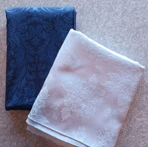2~ large Damask Tablecloths